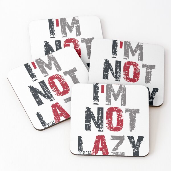 Item preview,  I'm not lazy designed and sold by Mohamed Knibaa.