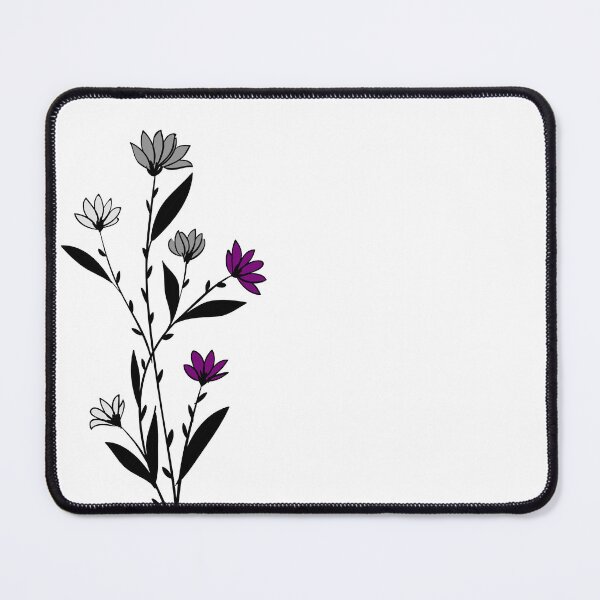 Item preview, Subtle Asexual Pride Daisy Sprig designed and sold by failephant-art.
