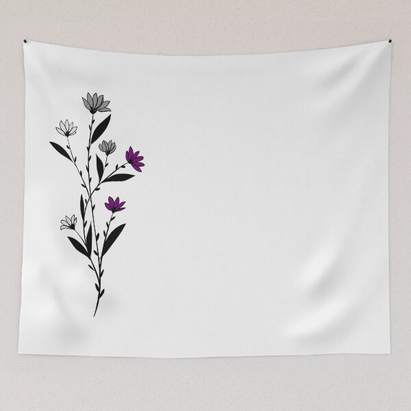 Item preview, Subtle Asexual Pride Daisy Sprig designed and sold by failephant-art.
