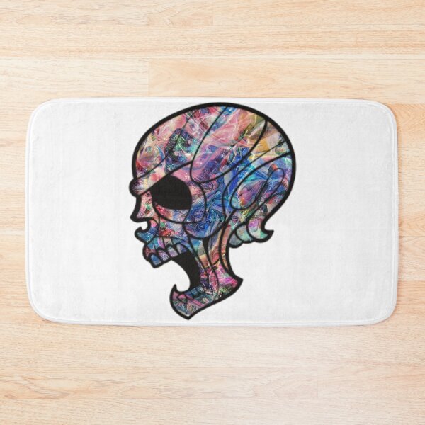 Item preview, Galaxy Marbled Skull designed and sold by BuzzySpaceBee.