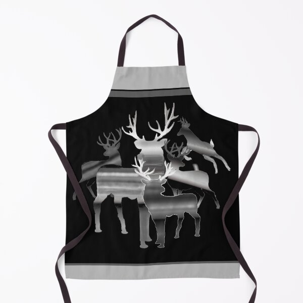 Item preview, METALLIC ABSTRACT DEER CHROME designed and sold by THE AMERICAN TEEVANGELIST.
