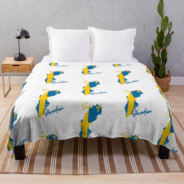 Item preview, Son of Sweden Map Flag designed and sold by NovawayDirect.