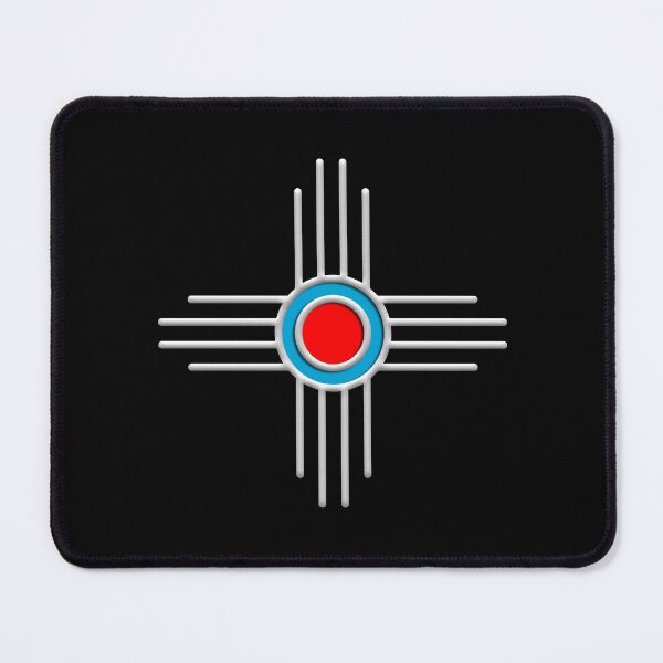 Item preview, Zia Sun, Symbol, New Mexico, Flag designed and sold by nitty-gritty.