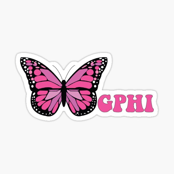 GPHI Butterfly Sticker Sticker