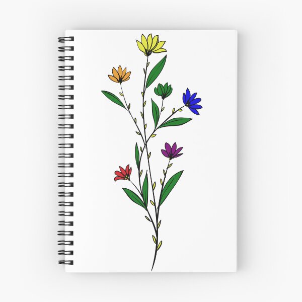 Item preview, Subtle Gay Pride Daisy Sprig designed and sold by failephant-art.