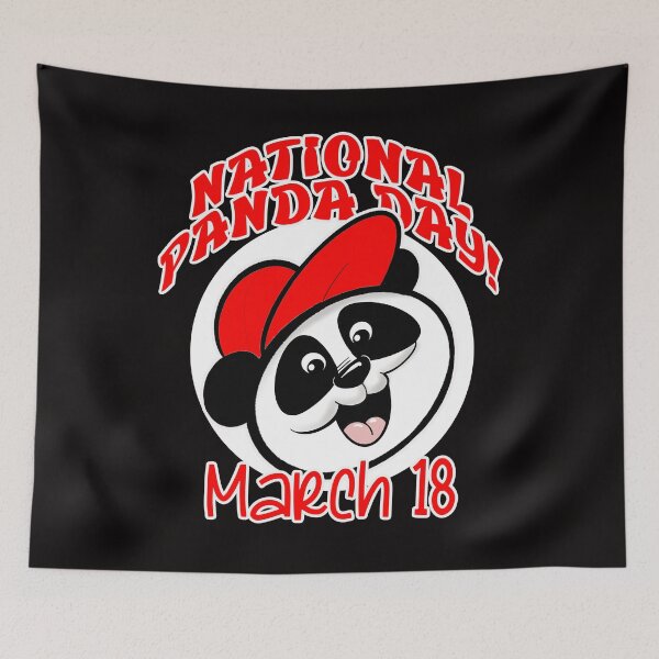 Item preview, National Panda Day March 18 designed and sold by jimbairn.