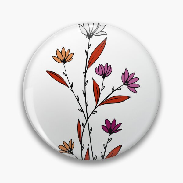 Item preview, Subtle Lesbian Pride Daisy Sprig designed and sold by failephant-art.