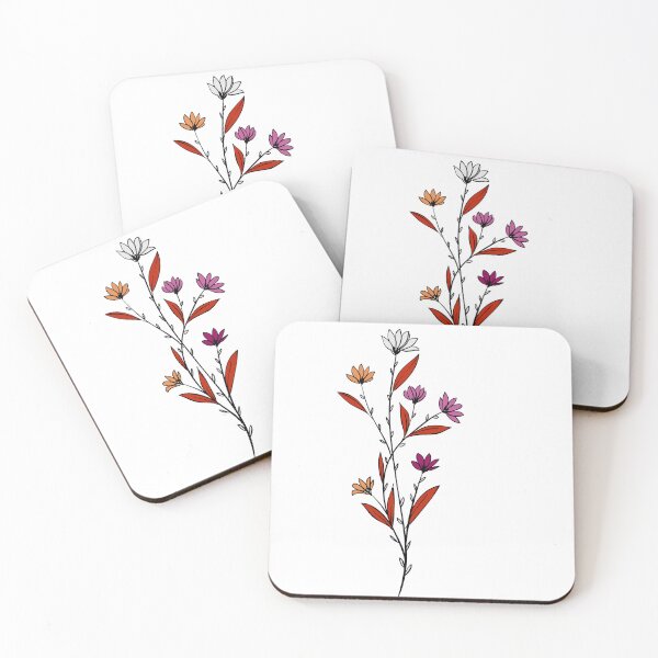 Item preview, Subtle Lesbian Pride Daisy Sprig designed and sold by failephant-art.