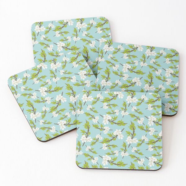 Item preview, Almond Tree light blue designed and sold by Sanna Kuusimurto.