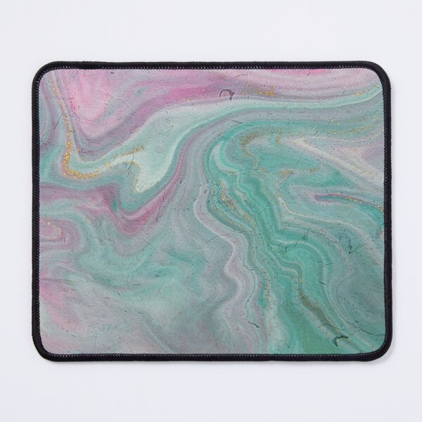 Item preview, Earthy Marbled Texture | Teal and Pink Swirl Painted Background | Watercolor Painted designed and sold by MiaDelelai.