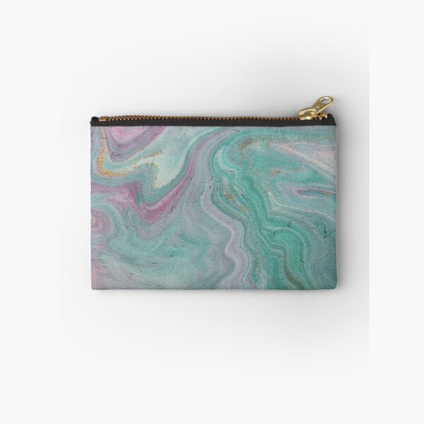 Item preview, Earthy Marbled Texture | Teal and Pink Swirl Painted Background | Watercolor Painted designed and sold by MiaDelelai.