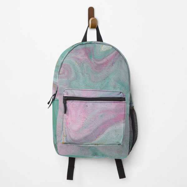 Item preview, Earthy Marbled Texture | Teal and Pink Swirl Painted Background | Watercolor Painted designed and sold by MiaDelelai.