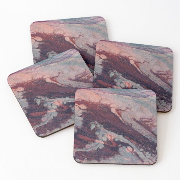 Item preview, Maroon Earthy Marbled Texture | Acrylic Painted Background | Watercolor Painted designed and sold by MiaDelelai.