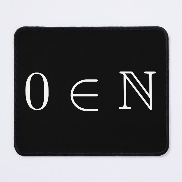 Item preview, Zero is Natural (White) Mathematics designed and sold by MathemagicianPi.