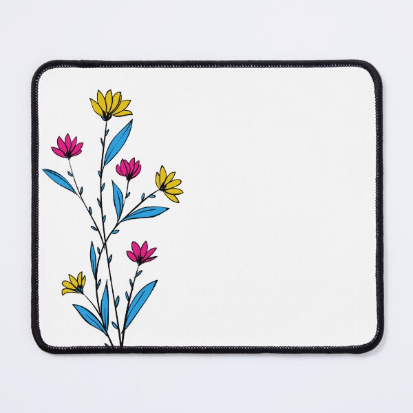 Item preview, Subtle Pansexual Pride Daisy Sprig designed and sold by failephant-art.
