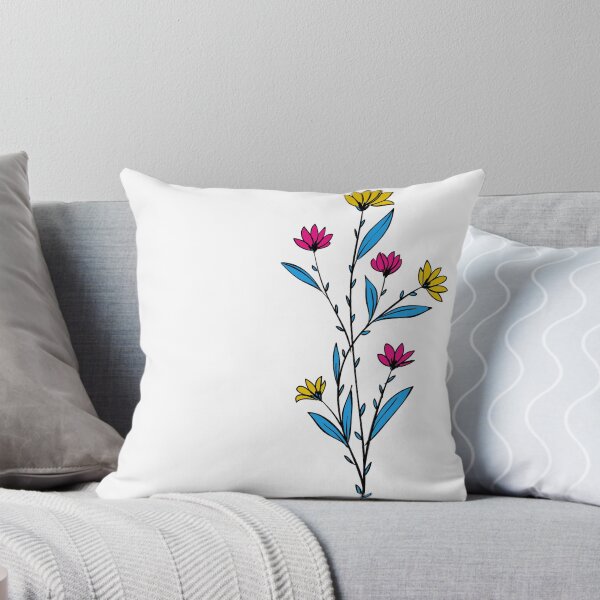 Item preview, Subtle Pansexual Pride Daisy Sprig designed and sold by failephant-art.