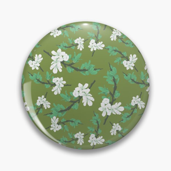 Item preview, Almond Tree green designed and sold by Sanna Kuusimurto.