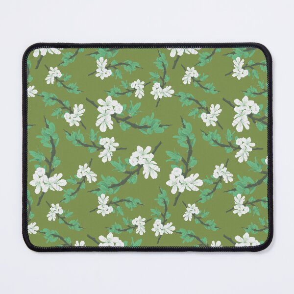 Item preview, Almond Tree green designed and sold by Sanna Kuusimurto.