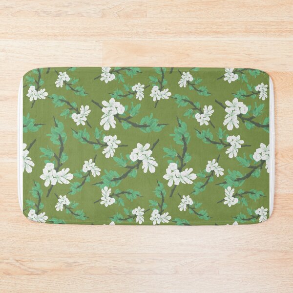 Item preview, Almond Tree green designed and sold by Sanna Kuusimurto.