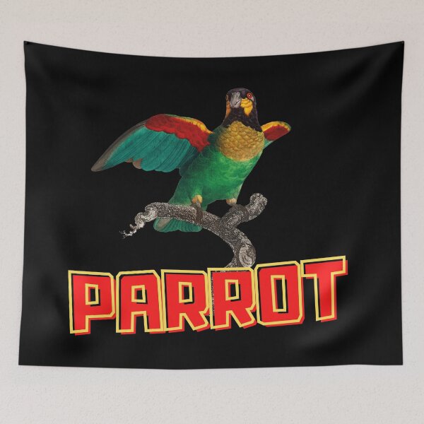 Item preview, A Parrot Perched On A Branch Elegantly designed and sold by Sudrajat-Shop.