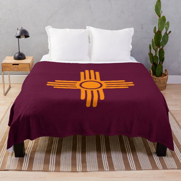 Item preview, Zia Sun, Symbol, New Mexico, Flag designed and sold by nitty-gritty.