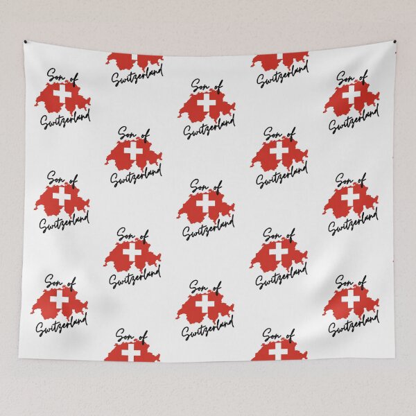 Item preview, Son of Switzerland Map Flag designed and sold by NovawayDirect.