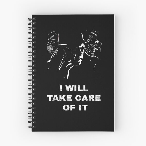 Item preview, I Will Take Care Of It - Raymond Red Reddington Design For Black Background  designed and sold by blackwolfpixels.