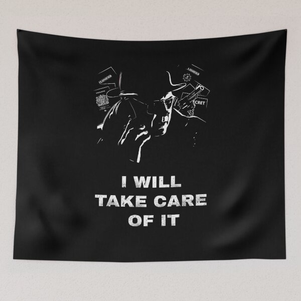 Item preview, I Will Take Care Of It - Raymond Red Reddington Design For Black Background  designed and sold by blackwolfpixels.