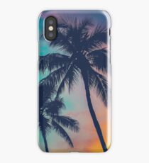 Hawaii Palm Trees At Sunset iPhone Case/Skin