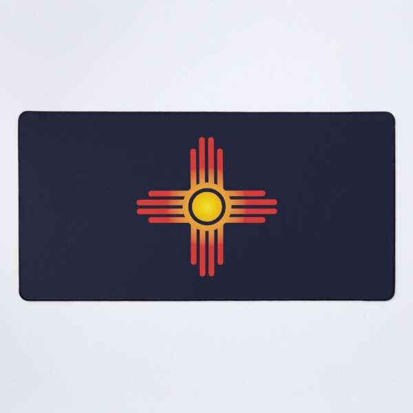 Item preview, Zia Sun, Symbol, New Mexico, Flag designed and sold by nitty-gritty.