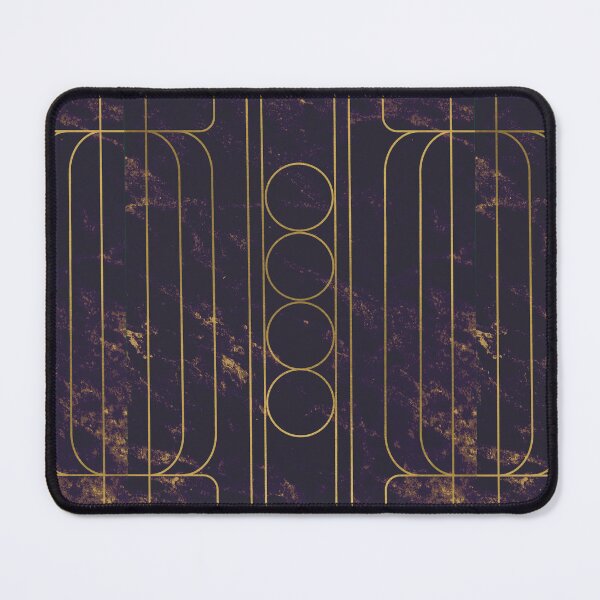Item preview, Gold and Marble Art Deco Pattern in Purple designed and sold by lbosticdesigns.
