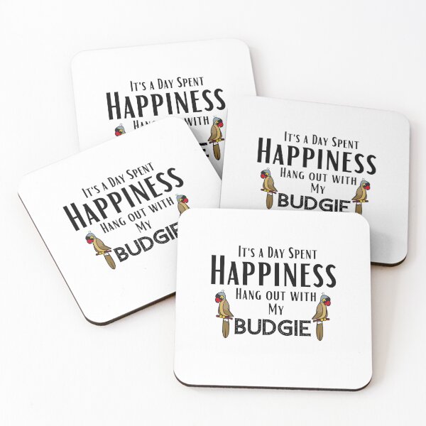 Item preview, funny pet quotes,Happines I'ts Hang out With my Budgie,happy quotes designed and sold by behappysiempre.