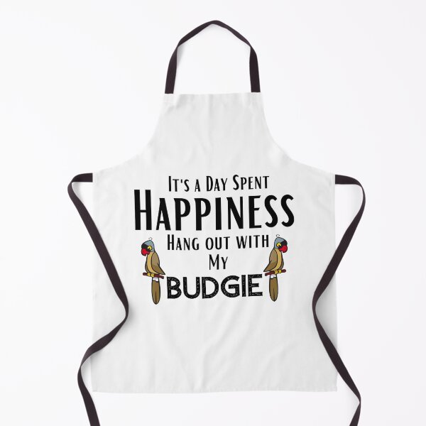 Item preview, funny pet quotes,Happines I'ts Hang out With my Budgie,happy quotes designed and sold by behappysiempre.