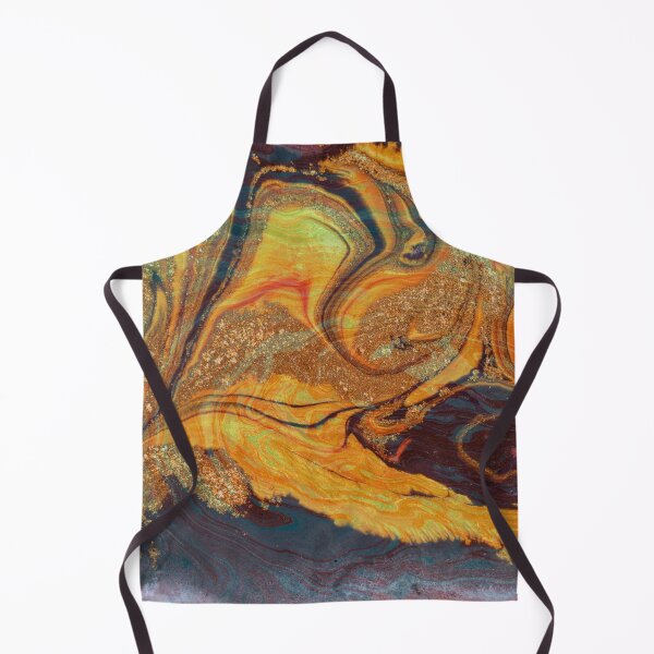 Item preview, Gold and Orange Retro Art Deco Swirl Background Design | Painted Texture designed and sold by MiaDelelai.