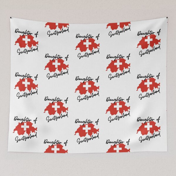 Item preview, Daughter of Switzerland Map Flag designed and sold by NovawayDirect.