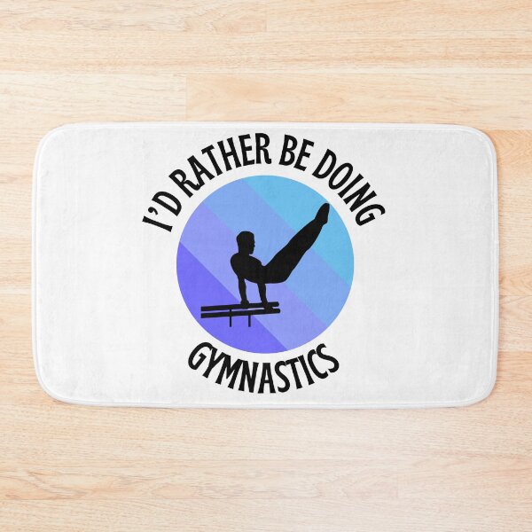 Item preview, I'd Rather Be Doing Gymnastics designed and sold by RichTeeDesigns.