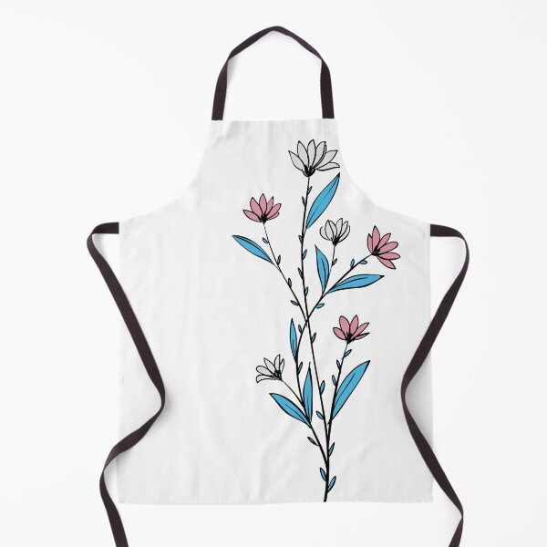 Item preview, Subtle Transgender Pride Daisy Sprig designed and sold by failephant-art.