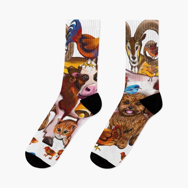 Item preview, Old Macdonald had a farm and on that farm he had a cow, duck,dog, goat, cat,dog, designed and sold by Artonmytee.