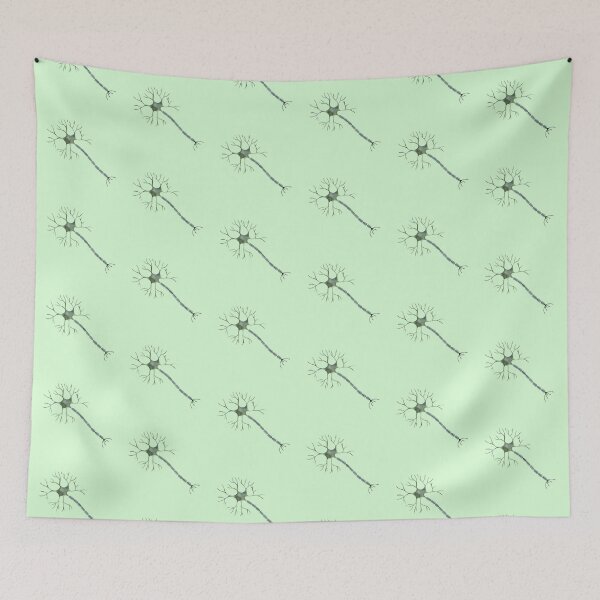 Item preview, Green Watercolor Neuron designed and sold by the-bangs.