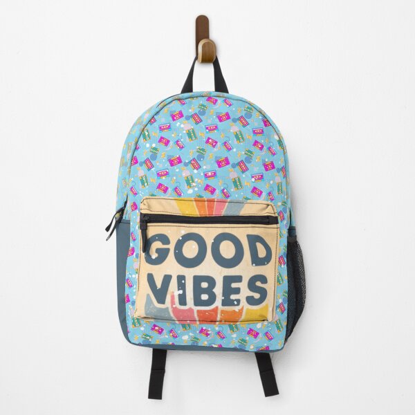 Item preview, Backpack Good Vibes, retro, 90s designed and sold by catifex.