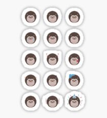 Emotional Hedgehogs Sticker