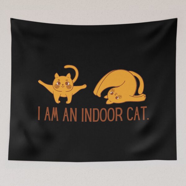 Item preview,  I am an indoor cat. Silly designed and sold by SillyFun.