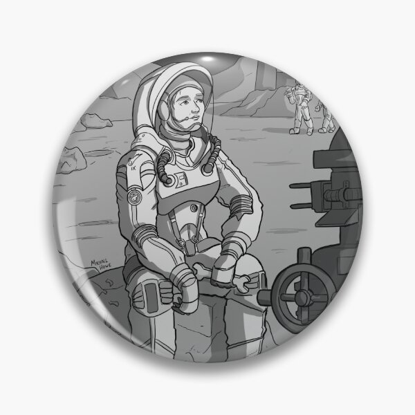 Item preview, Asteroid Outpost IX - Asteroid Day designed and sold by MichaelHoweArts.