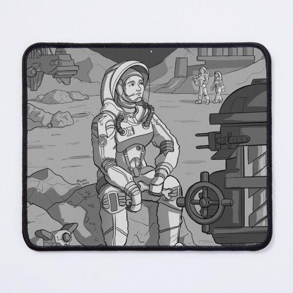 Item preview, Asteroid Outpost IX - Asteroid Day designed and sold by MichaelHoweArts.