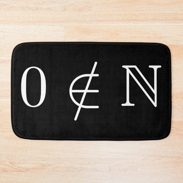 Item preview, Zero is not Natural (White) Mathematics designed and sold by MathemagicianPi.