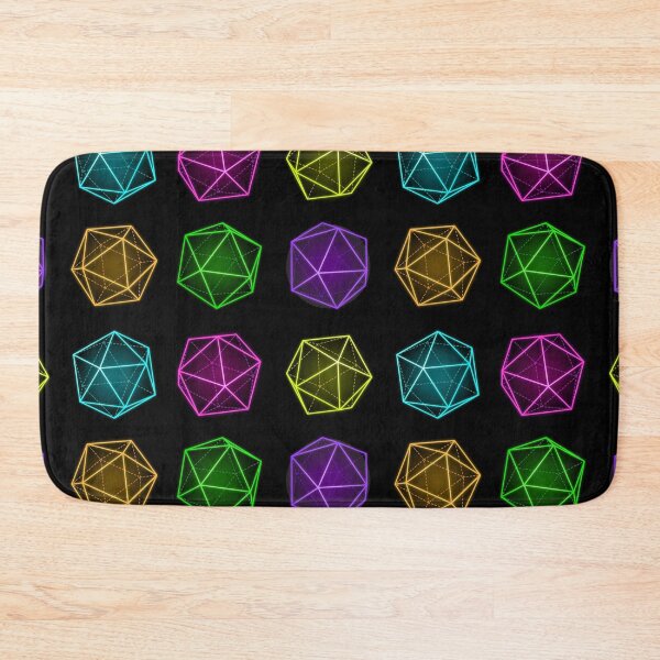 Item preview, Neon icosahedrons designed and sold by ProfiTrollka.