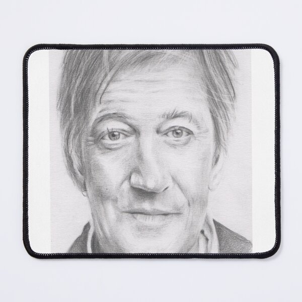 Item preview, Portrait of Stephen Fry designed and sold by Rockberry.