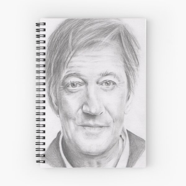 Item preview, Portrait of Stephen Fry designed and sold by Rockberry.
