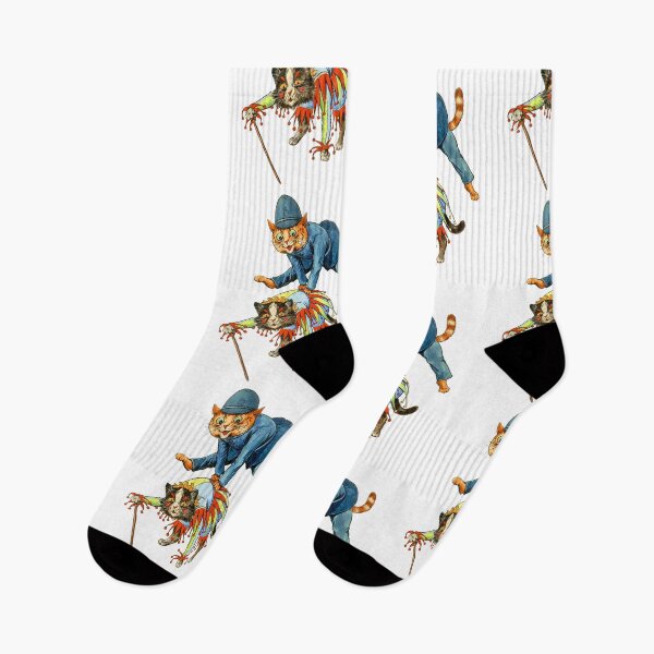 Item preview, Leap-frog | Louis Wain Wain-Cat retro style funny  designed and sold by TeeARTHY.