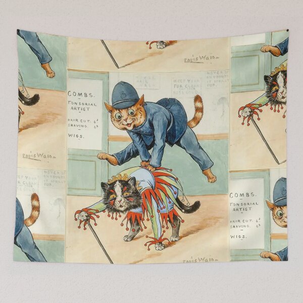 Item preview, Leap-frog | Louis Wain Wain-Cat retro style funny  designed and sold by TeeARTHY.